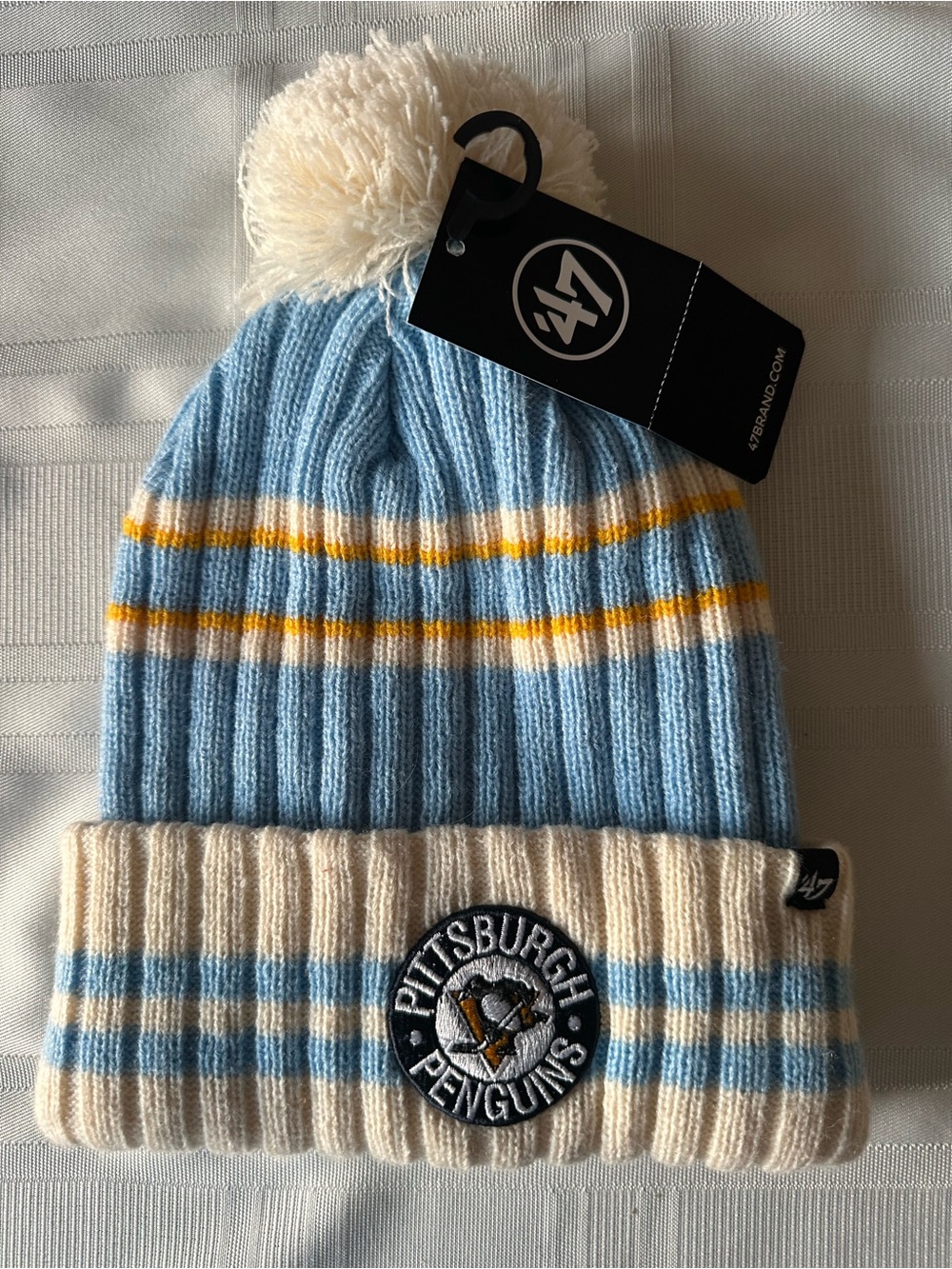 Pittsburgh Penguins 47 Brand Winter Hat New